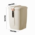 thumbnail image 3 of EGNMCR Airtight Rice Dispenser Cover Rice Bucket For Cereal Grain Flour Rice Beans Pet Food CountertopLarge Rice Storage Container With Lid Proof Household Cereal Rice Storage, 3 of 7