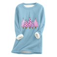thumbnail image 2 of Meihcang Chandails en Molleton pour Femmes Grande Taille Graphique Arbre de Noël Col Rond Chandail d'Hiver Chaud Doublé Sherpa, 2 of 4