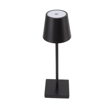Lampe de Table à Intensité Réglable, Lampe Tactile DEL Moderne Rechargeable, Lampe de Bureau Sans Fil, Durabilité Prolongée