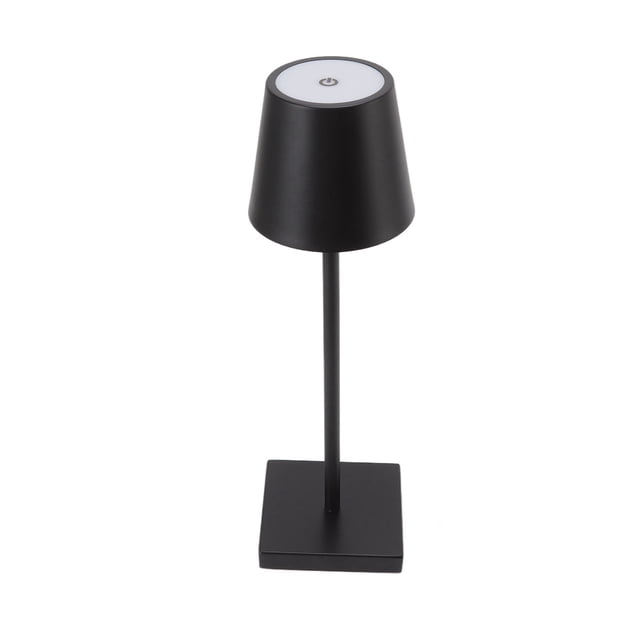 Lampe de Table à Intensité Réglable, Lampe Tactile DEL Moderne Rechargeable, Lampe de Bureau Sans Fil, Durabilité Prolongée