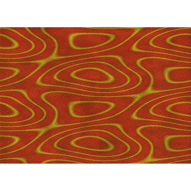 Ahgly Company Tapis d'Intérieur Rectangulaire Transitionnel Orange Rouge Orange Lavable à la Machine, 7 Pieds x 9 Pieds
