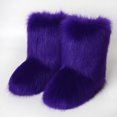 thumbnail image 1 of Chaussures d'Automne Femmes Mode Couleur Imitation Plus Cachemire Bottes de Neige pour Femmes en Liquidation, 1 of 7