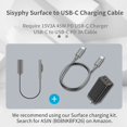 thumbnail image 2 of Surface Connect to USB-C Charging Cable Compatible for Surface Pro7 Go2 Pro6 5/4/3 Laptop1/2/3 & Surface Book, 2 of 8