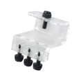 thumbnail image 4 of Bunblic Burette Rack Pipe Tube Holder Transparent Smooth Sturdy Easy to Use Portable Titration Pump Bracket for Planted Tank Aquarium 3 Holes, 4 of 8