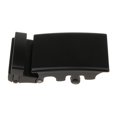 thumbnail image 1 of Esquirla Mens Automatic Slide Buckle Replacements DIY Ratchet Belt Buckle Rectangle Black, 1 of 7