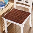 thumbnail image 3 of Seat Cushions Super Soft and Comfortable Plush Chair Cushion with Fixed Rope Non Slip Seat Cushion Comfortable Dining Chair Cushion Suitable for Home office Patio Dormitory Library 16x16In, 3 of 7