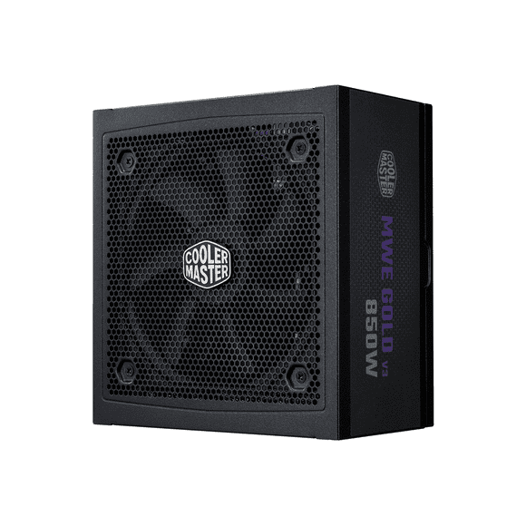 Cooler Master MWE Gold MPX-8503-AFAG 850W Power Supply - ATX - 120 V AC, 230 V AC Input - 3.3 V DC, 5 V DC, 12 V DC, -12 V DC, 5 V SB Output - 850 W - Active PFC - 1 +12V Rails - PCI Express Connec...