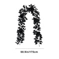thumbnail image 3 of Amzcrzy Simulation Vine Halloween Rose Leaves Simulation Rattan Artificial Rose Leaves Decoration Arrangement Thanksgiving Pumpkin Rattan. Christmas Decorations Halloween Decorations Fall Decor, 3 of 6