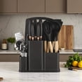 thumbnail image 3 of Silicone Stainless Steel Wooden Handle Multifunctional Kitchen Utensil Set, 20 Pcs, 3 of 13