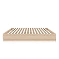 thumbnail image 3 of Nexera Milano QueenPlatform Bed Frame, Natural Blonde Oak, 3 of 7