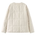 thumbnail image 3 of WRKEKC Women's Plus Size Puffer Jacket Oversized Fit Utility Pockets Winter Wear Street Style Comfort White S, 3 of 7