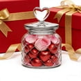 thumbnail image 4 of Fwttom Glass Jar with Lid and Heart Shaped Knob, 4 of 9