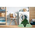 thumbnail image 2 of Ahgly Tapis Rectangulaire Lavable en Machine Intérieur Transitionnel Vert Émeraude Profond, 2 Pieds x 3 Pieds, 2 of 7