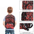 thumbnail image 4 of Spider-Man Classic Printed Mesh 16" Youth Backpack with Lunch Kit, 4 of 7
