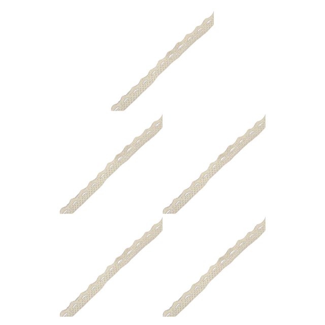 Baohd 1 Roll Lace Craft Ribbon Charming Stylish DIY Craft Creative Sewing Accessory Clothes Supplies Good-looking Lace Trim Type4 5Set