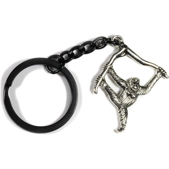 Dave The Bunny Monkey Keychain - Monkey Gifts for Women and Men a Great Animal Keychain