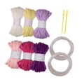 thumbnail image 4 of HILABEE 6 Pieces Knitted Yarn Handcrafting 5M Colorful Cushion Home Decor Craft Yarn D, 4 of 9