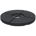 thumbnail image 1 of Outsunny Set of 4 Umbrella Base Weights Outdoor Parasol Holder, 1 of 10
