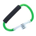 thumbnail image 1 of (6 Pack) Aluminum Multi-Color Carabiner Spring Clip Keychain Green Jumbo, 1 of 5