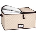 thumbnail image 4 of HOLDN' STORAGE Étui de Rangement pour Verres à Vin 12 - Microfibre Douce, 19 Pouces x 9.5 Pouces x 14 Pouces, 4 of 7
