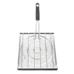 Grille-pain à main avec poignée de chaleur pliable pour le camping et l'extérieur Bbq