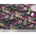 thumbnail image 2 of Soimoi Poly Georgette Fabric Patchwork Color Block Print Fabric by Yard 42 Inch Wide, 2 of 3