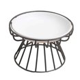 thumbnail image 3 of Elevated Cat Feeder Bowl Ceramic Dish Iron Rack Anti Slip Multipurpose Accessory G, 3 of 9