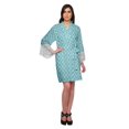 thumbnail image 4 of Moomaya Printed Cotton Robes For Women Plus Size Kimono Robe Short Nightwear, 4 of 6