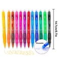 thumbnail image 3 of ZTTD 1Pc Retractable Erasable Gel Pen, Fine Point 0.5 mm Erasable Pens, Make Mistakes Disappear, Premium Comfort Grip for Drawing Writing Planner and Crossword Puzzles (Red), 3 of 7