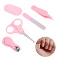 thumbnail image 4 of Baby Scissors, ABS Handle Baby Manicure Set  for Homes for Newborn Baby Pink, 4 of 7
