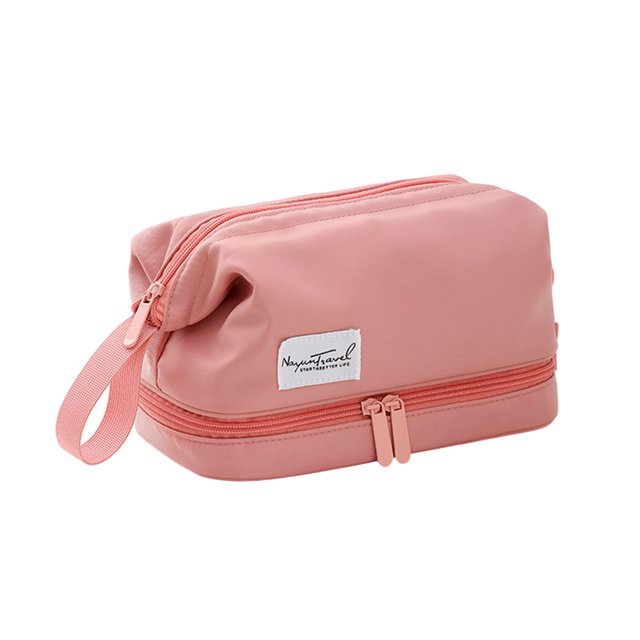 Travel Bags for Women Translucent Makeup Bag, Makeup Bag Set with Frosted Semi Transparent Zipper, Portable Travel Bag, Easy to Hang Makeup Bag Makeup Travel Bag