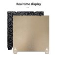 thumbnail image 4 of Plaque de Construction PEI/PEO Lit d'Impression 3D surface PEI Texturée + surface PEO Lisse Plateforme flexible en Acier à Ressort Magnétique Compatible avec les Imprimantes 3D Ender-3 S1/Ender-3 S1 Pro/Ender-5 S1/K1 - 235*235 mm, 4 of 8