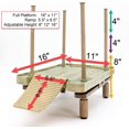 thumbnail image 3 of Floating Turtle Pier and Basking Platform – Decorative, Functional, and Naturally Inspired – Large Size, 3 of 5