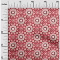 thumbnail image 2 of oneOone Cotton Flex Pink Salmon Fabric Asian Block Sewing Craft Projects Fabric Prints By Yard 40 Inch Wide, 2 of 4