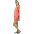 thumbnail image 3 of Bimba Pyjama 2 Pcs pour Femmes Bleu Marine à Boutons Chemise et Short Robe de Nuit-16, 3 of 11