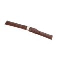 thumbnail image 4 of thinsony Leather Watch Band Butterfly Deployment Clasp Buckle Coffee 18mm, 4 of 8