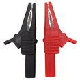 thumbnail image 3 of Electrical  Clips, Black And Red Insulated  Clips Heavy Duty 2pcs 4mm  For Electrical Testing, 3 of 8