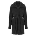 thumbnail image 4 of Kelon Peignoirs pour Femmes Liquidation Soldes Pyjamas en Coton pour Femmes Pyjamas d'Automne/hiver à Capuche pour la Maison Peignoir Thermique en Peluche Robe de Nuit, 4 of 6