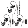 thumbnail image 3 of mmirethe Plus Récent CK9 Double Unité Lecteur Intra-Auriculaire Écouteur Basse Caisson de Basses Écouteur Hi-Fi DJ Course Sport Écouteur Casque Écouteur Noir 1,2 m 3 Ensembles, 3 of 6