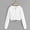 White, variant on LSLJS Women Hooded Solid Long Sleeve Zipper Shirt Pocket Sweatshirt Casual Tops Women's Sweatshirt, Womens Zip Up Hoodies ( Black, L )