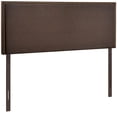 thumbnail image 3 of Region Queen Nailhead Upholstered Headboard - Dark Brown, 3 of 4