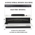 thumbnail image 2 of S20A Electric Card Loose-Leaf Punching Machine Spiral Plastic Ring Binding And Punching Machine Single Coil Binding Machine ,Pinpoint Punching, 2 of 7
