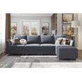 thumbnail image 1 of HONBAY Sectional Sofas, Bluish Gray Polyester, 1 of 6