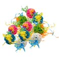 thumbnail image 4 of maskred Vibrant 10pcs Rattan Ball Bird Toy DIY Accessory Toy for Parrot Budgie Parakeet 5cm 1Set, 4 of 6