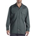 thumbnail image 5 of Dickies Mens Long-Sleeve Work Shirt, S, Lincoln Green, 5 of 5