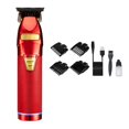 thumbnail image 1 of Tondeuse Électrique USB Rechargeable Indicateur Rasoir Portable Voyage Poche Maison Coiffeur Tête Coiffure Tondeuses Homme Rouge, 1 of 9