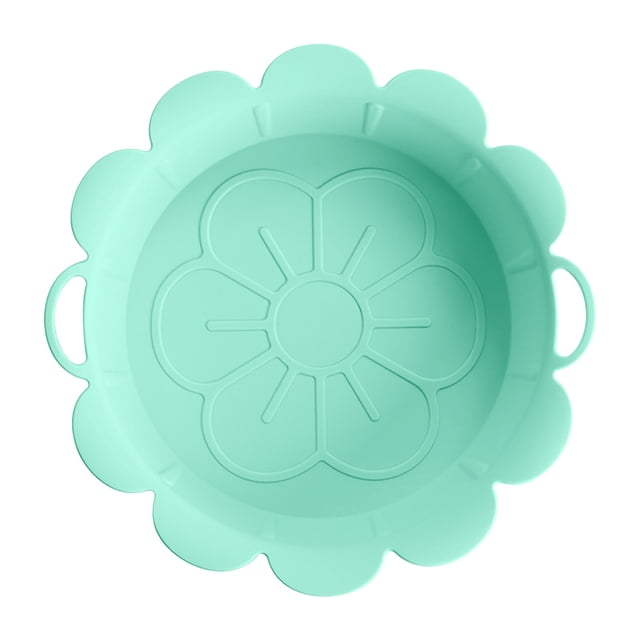 Agiferg Reusable Air Fryer Silicone Baking Tray Flower Shaped Fryer Tray Pad