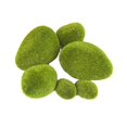 thumbnail image 1 of MesaSe 24 Pieces Home Garden Artificial Moss Stone Photography Prop Portable Realistic Flocking Simulation Mosses Ornament, 1 of 10
