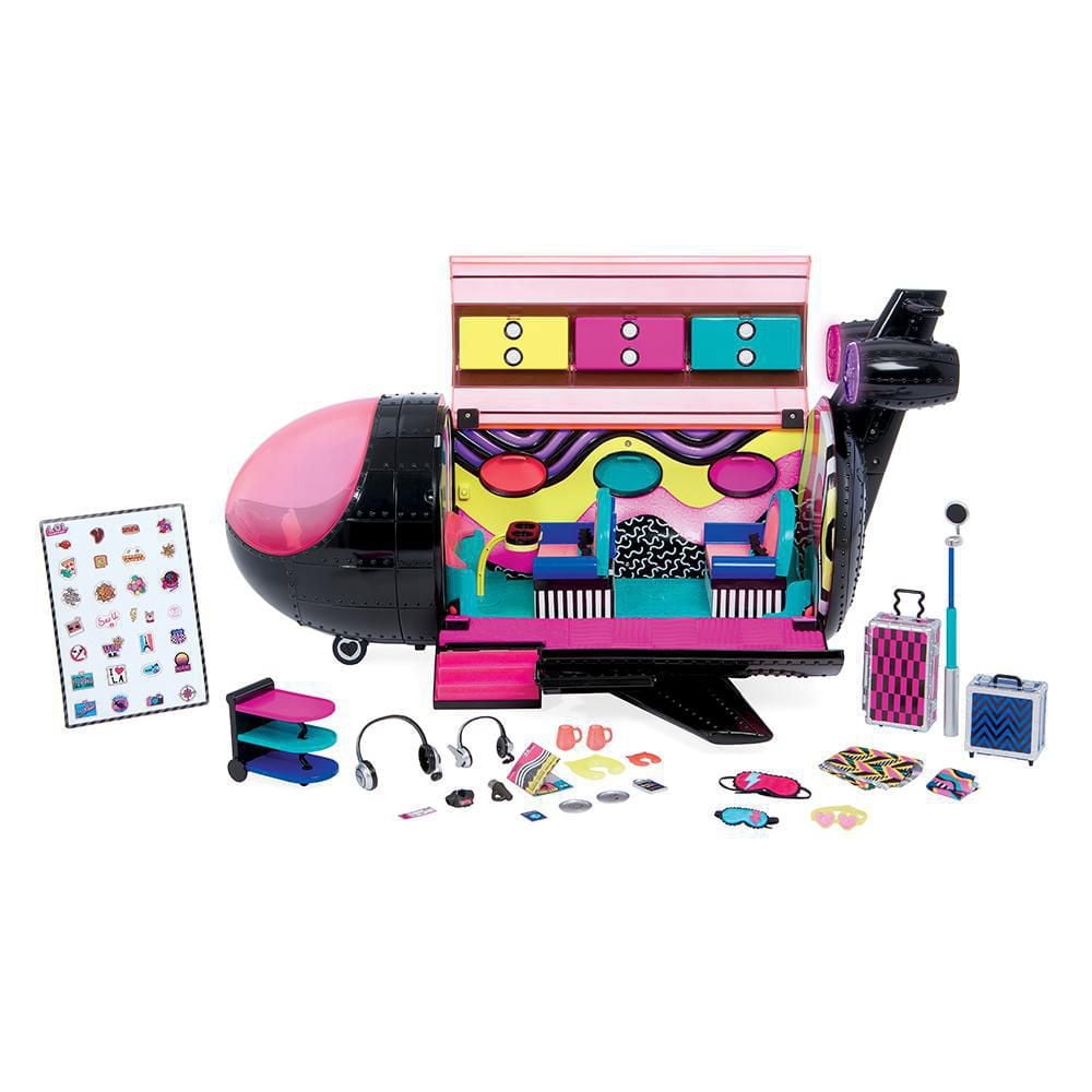 LOL サプライズ OMG リミックス 4-in-1 プレーン プレイセット L.O.L. Surprise! O.M.G. Remix 4-in-1 Plane Playset Transforms – 50