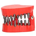 thumbnail image 4 of Stainless Steel Drill Bit Holder, Shock Resistant Practical Lightweight Magnetic Drill Bit Holder Prevent Loss Convenient  For Camping Red, 4 of 8